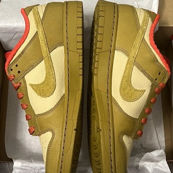 Nike Dunk low Sesame Bronzine Picante Red - - Picture 6 of 7